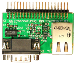 SK-Ethernet-Plug, вид сверху